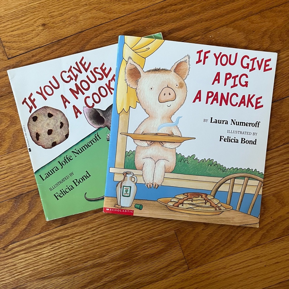Scholastic 'If You Give a Pig a Pancake' Book - Red and White Cover